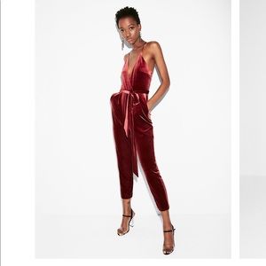 Express Velvet Jumpsuit